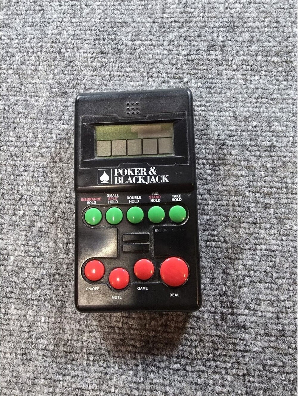 Vintage 1994 Diversified Poker Blackjack Handheld Video Game Tested Working